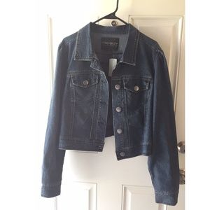 Forever 21+ 2X Cropped Denim Jacket - BRAND NEW